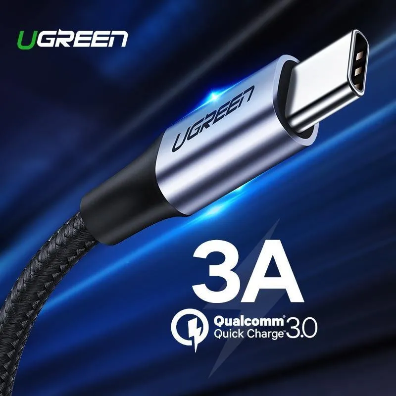 Ugreen USB Typ C Kabel USB C Schnelle Lade Datenkabel für Samsung Galaxy S9 S8 Plus Handy Ladegerät Kabel für Xiaomi Mi 8