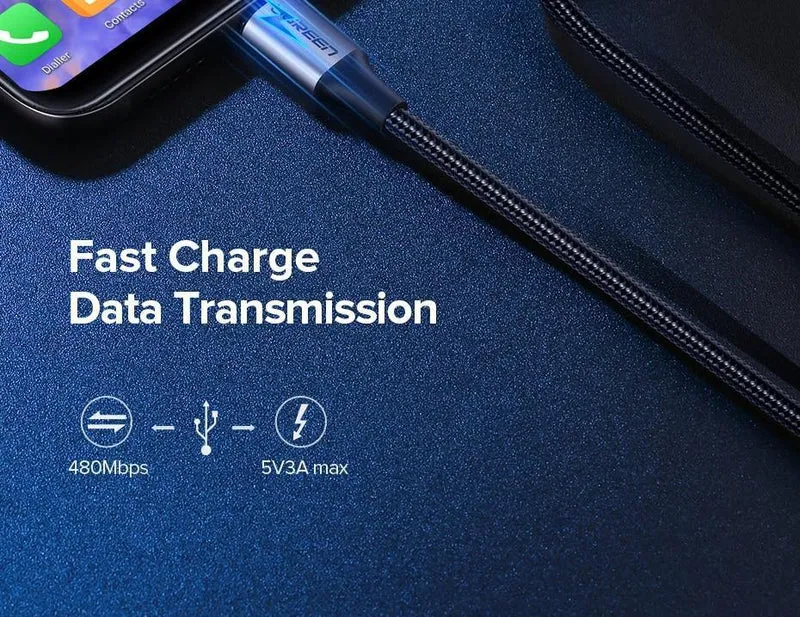 Ugreen USB Typ C Kabel USB C Schnelle Lade Datenkabel für Samsung Galaxy S9 S8 Plus Handy Ladegerät Kabel für Xiaomi Mi 8