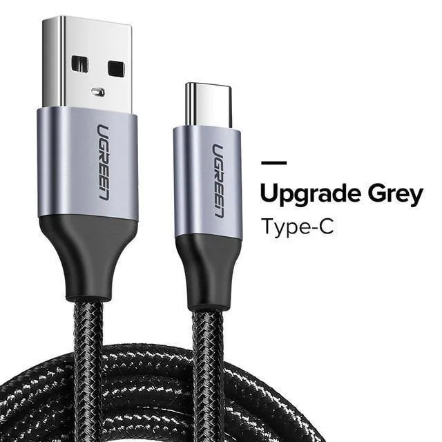 Ugreen USB Typ C Kabel USB C Schnelle Lade Datenkabel für Samsung Galaxy S9 S8 Plus Handy Ladegerät Kabel für Xiaomi Mi 8