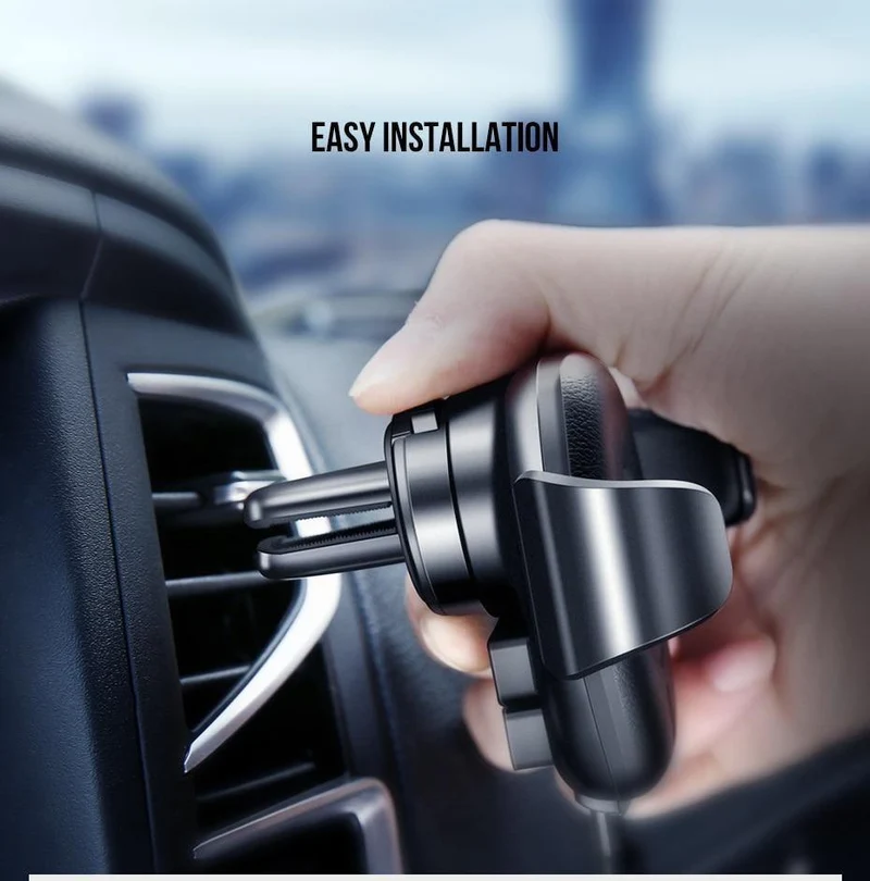 Ugreen Qi Car Wireless Charger für iPhone Xs XR X 8 10W Schnelles kabelloses Laden für Samsung Galaxy S9 S8 Kfz-Ladegerät