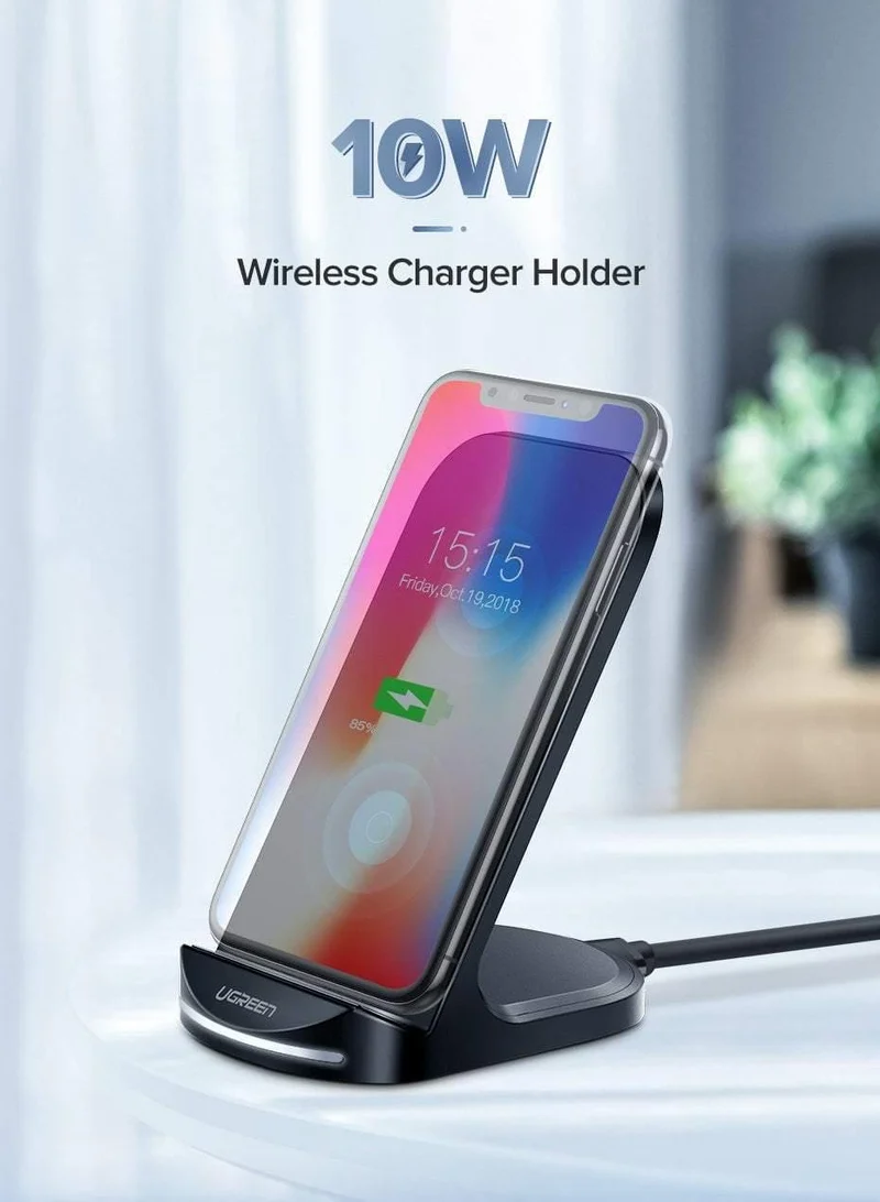 Ugreen Qi Wireless Ladegerät für iPhone X XS XR 8 Samsung S9 S8 10W Schnelle kabellose Ladestation für Xiaomi Phone Charger