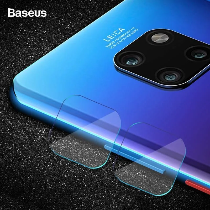 Baseus 0.2 mm gehärtetes Glas-Kameraobjektiv für Huawei Mate 20 Pro, Displayschutzfolie aus Glas für die Rückkamera für Mate 20