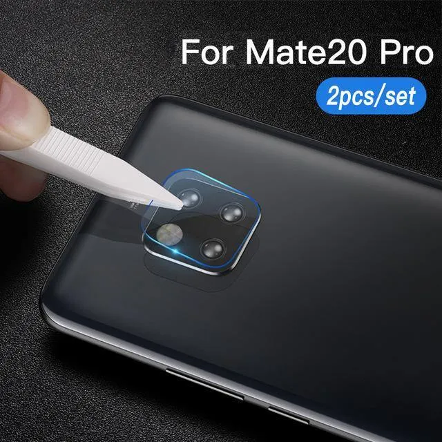 Baseus 0.2 mm gehärtetes Glas-Kameraobjektiv für Huawei Mate 20 Pro, Displayschutzfolie aus Glas für die Rückkamera für Mate 20