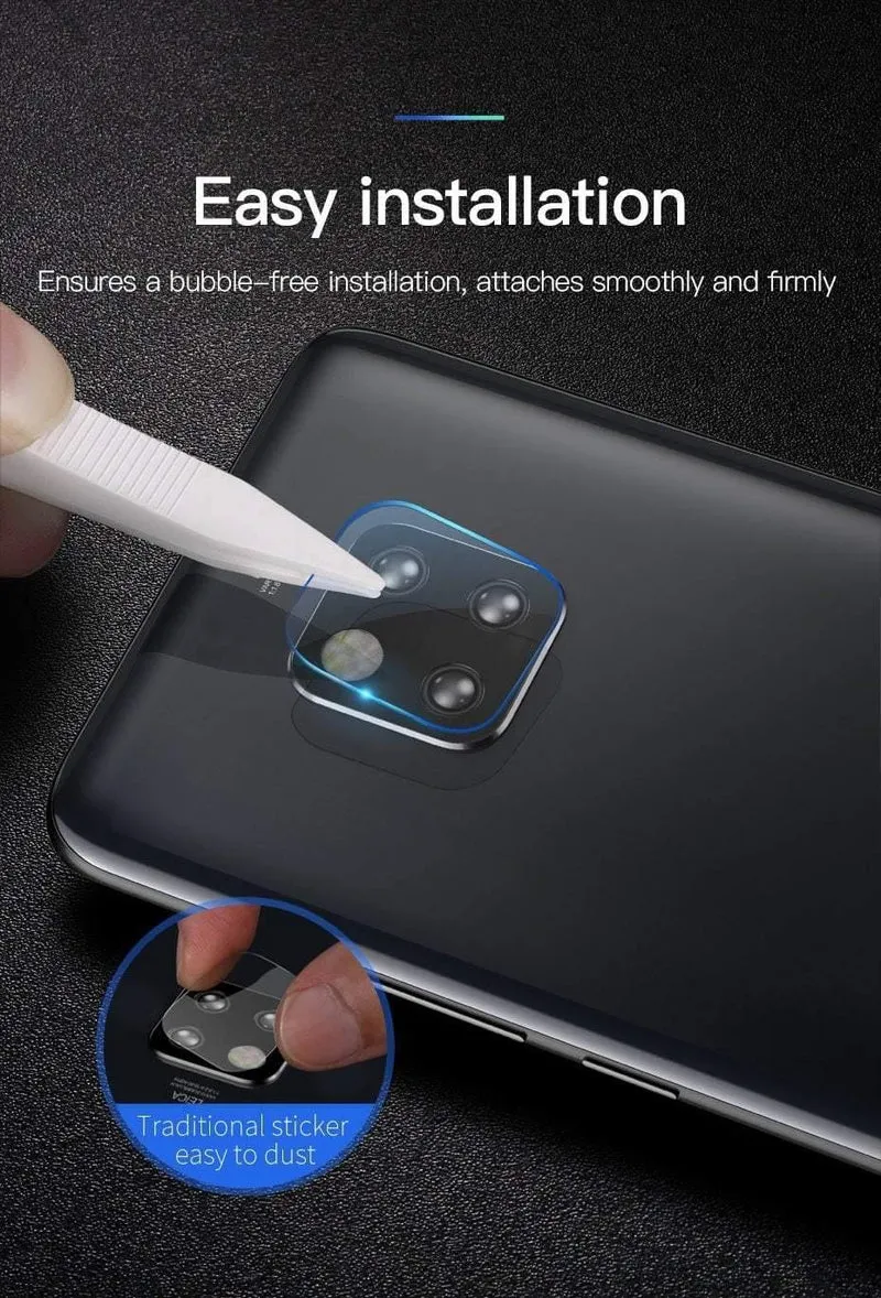 Baseus 0.2 mm gehärtetes Glas-Kameraobjektiv für Huawei Mate 20 Pro, Displayschutzfolie aus Glas für die Rückkamera für Mate 20