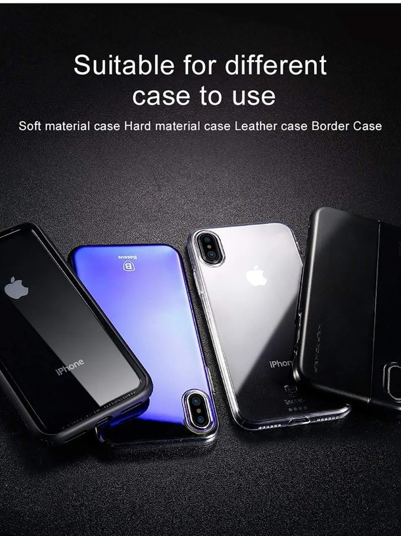 Baseus Transparenter Displayschutz aus gehärtetem Glas für iPhone Xs Max Xsmax Schutzfolie aus gehärtetem Glas für iPhoneXs Max