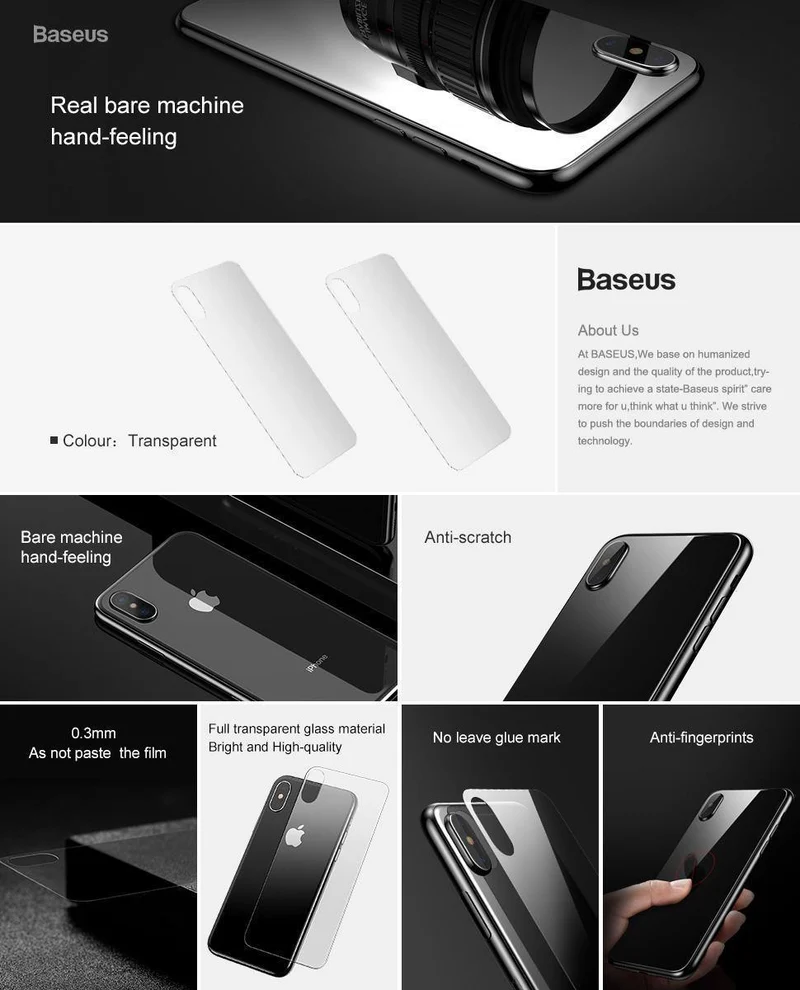 Baseus Transparenter Displayschutz aus gehärtetem Glas für iPhone Xs Max Xsmax Schutzfolie aus gehärtetem Glas für iPhoneXs Max
