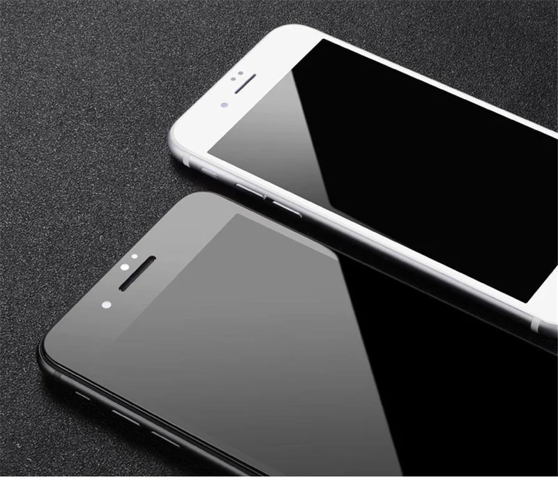 Baseus Displayschutzfolie für iPhone X 8 7 6 S 6S Plus gehärtetes Glas 0.23 mm weiches PET 3D gebogene Schutzglas-Frontfolie