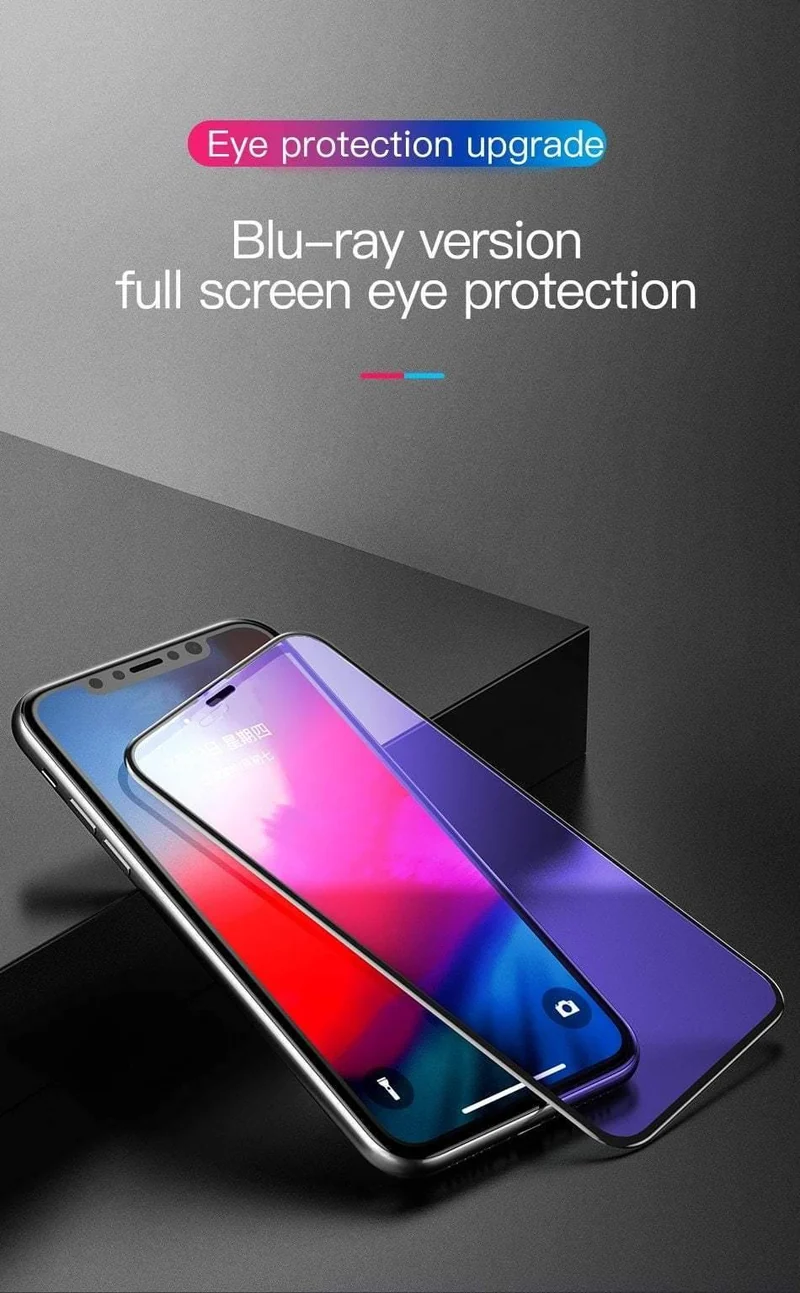 Baseus 0.3mm Displayschutzfolie für iPhone Xs Max Xr Xsmax 3D-Abdeckung aus gehärtetem Glas Schutzglasfolie für iPhoneXs Max iPhoneXr