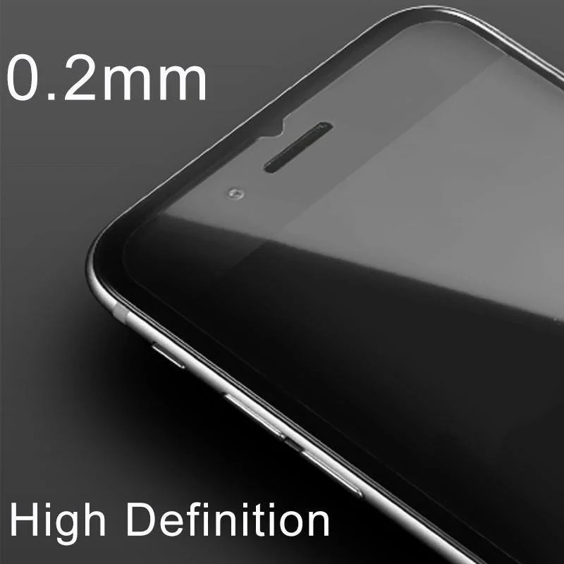 Baseus 0.2 und 0.3 MM HD für iPhone 7 Glas-Displayschutz für iPhone 8 7 Plus gehärtetes Glas ultradünne Schutzglasfolie