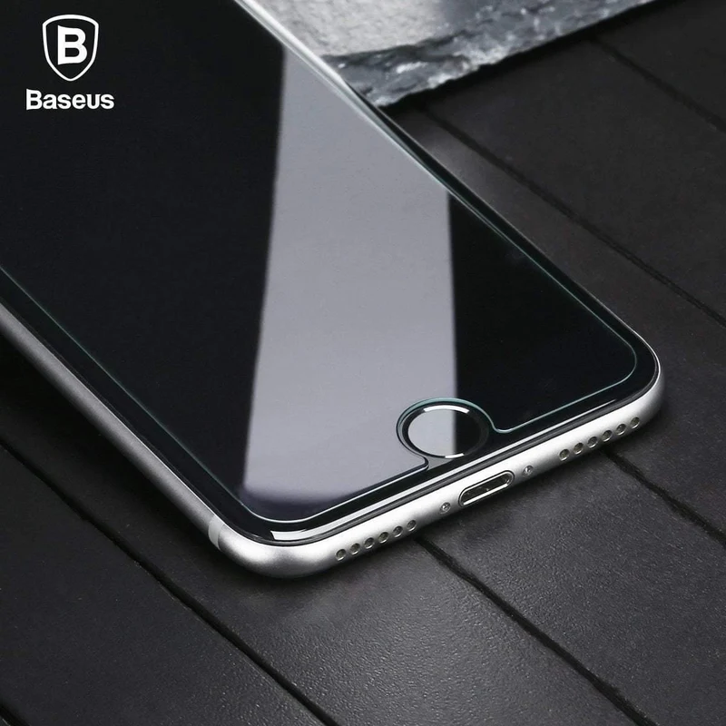 Baseus 0.2 und 0.3 MM HD für iPhone 7 Glas-Displayschutz für iPhone 8 7 Plus gehärtetes Glas ultradünne Schutzglasfolie