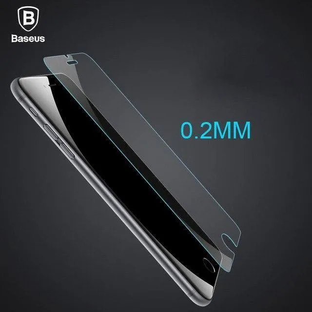 Baseus 0.2 und 0.3 MM HD für iPhone 7 Glas-Displayschutz für iPhone 8 7 Plus gehärtetes Glas ultradünne Schutzglasfolie