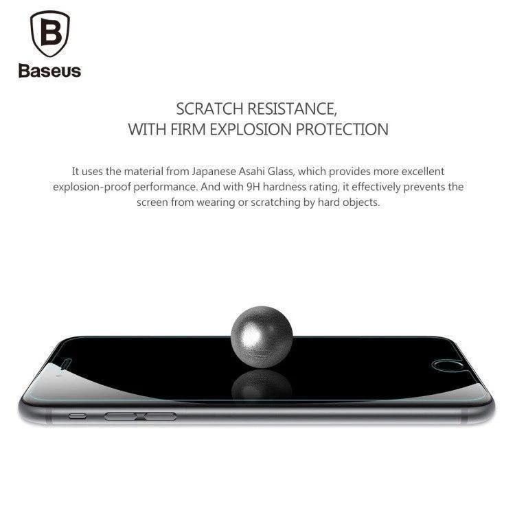 Baseus 0.2 und 0.3 MM HD für iPhone 7 Glas-Displayschutz für iPhone 8 7 Plus gehärtetes Glas ultradünne Schutzglasfolie