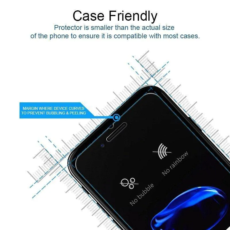 Baseus 0.2 und 0.3 MM HD für iPhone 7 Glas-Displayschutz für iPhone 8 7 Plus gehärtetes Glas ultradünne Schutzglasfolie
