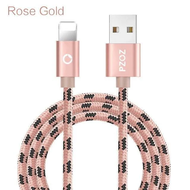 PZOZ 10 Stück USB-Kabel für iPhone-Kabel 8 7 6 plus 6s 5 5s se x iPad Air Mini Schnellladekabel Telefonladegerät Datenadapter
