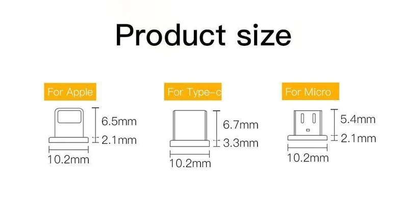 PZOZ Magnetischer Kabelstecker Typ C Micro USB C 8-poliger Schnellladeadapter Telefon MicroUSB Magnet Ladekabelstecker Aufbewahrungsbox Tasche