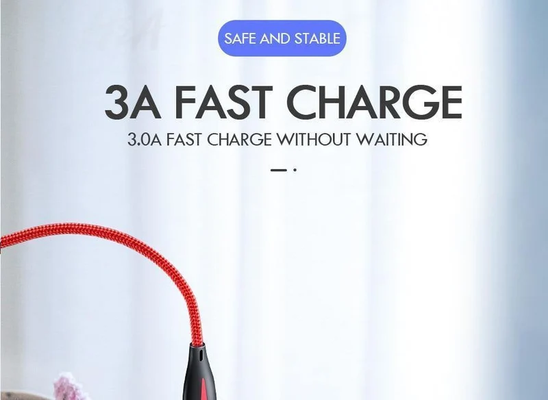 H&A Micro-USB-Kabel 3A Schnellladekabel Micro-USB-Ladekabel für Samsung S7 S6 Xiaomi Redmi Note 5 4 Tablet Android-Telefon Micro