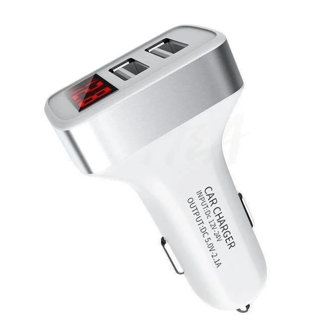 H&A Dual USB Autoladegerät mit LED-Anzeige Universal-Autoladegerät für Samsung S8 S9 iPhone xs max 7 8 X Plus Schnellladegerät