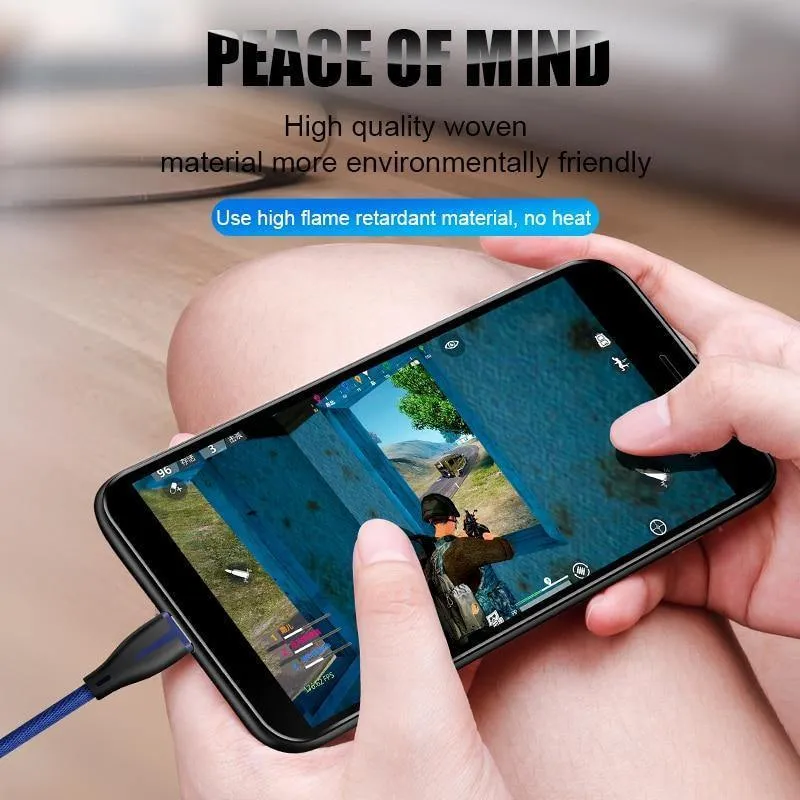 H & A Fashion Schnellladung Micro USB Kabel für Samsung Xiaomi Redmi Huawei USB Ladegerät für Android System Handy Datenkabel