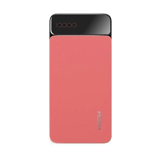 Digitalanzeige LCD Power Bank für Xiaomi Mi, ROCK Tragbare 10000 mAh Power Bank Telefon Externer Akku Powerbank 10000 mAh