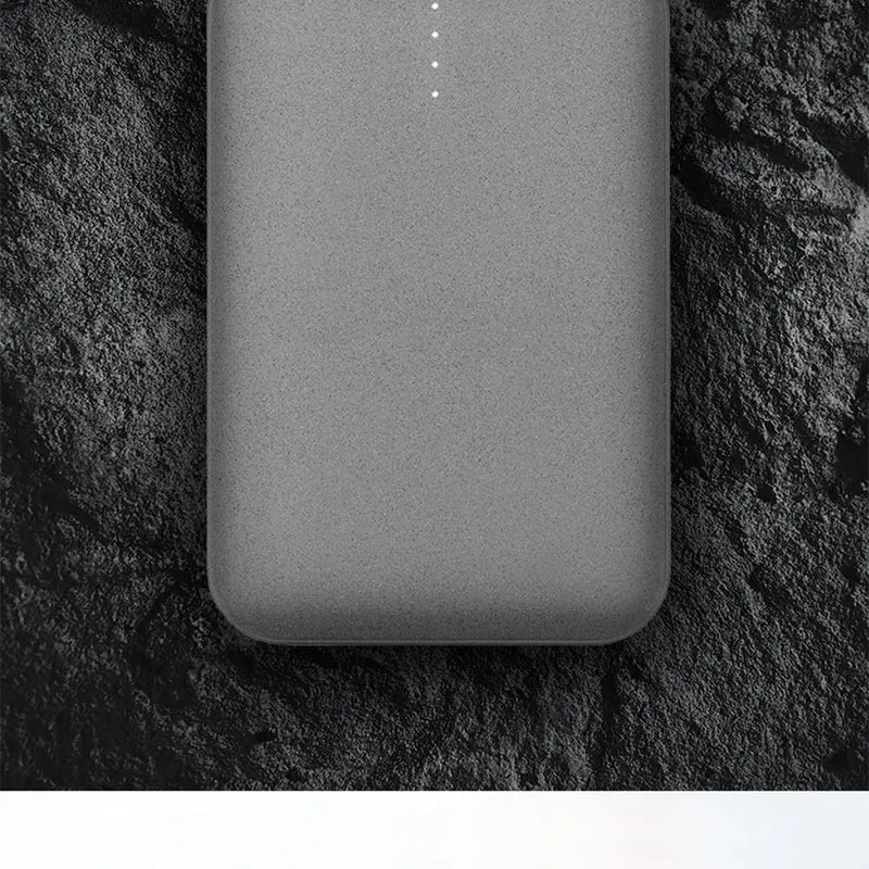 ROCK Mini Power Bank 10000 mAh Externes Akkuladegerät Tragbares Ladegerät Dual USB Powerbank für iPhone X Samsung Xiaomi