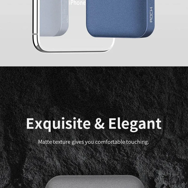 ROCK Mini Power Bank 10000 mAh Externes Akkuladegerät Tragbares Ladegerät Dual USB Powerbank für iPhone X Samsung Xiaomi
