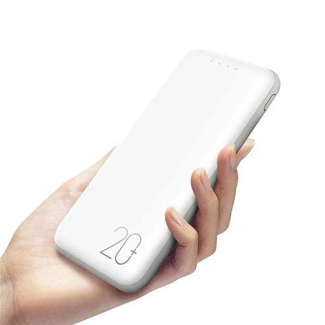 ROCK Power Bank 20000mAh Tragbares externes Ladegerät Dual USB PowerBank für das iPhone Samsung Xiaomi