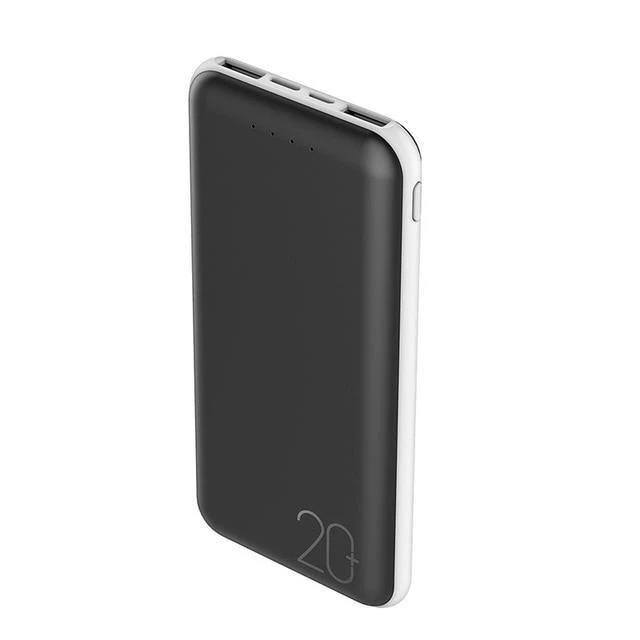 ROCK Power Bank 20000mAh Tragbares externes Ladegerät Dual USB PowerBank für das iPhone Samsung Xiaomi
