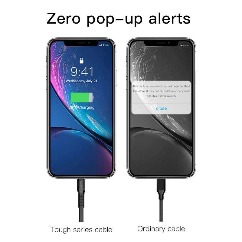 Baseus USB-Kabel für iPhone XS Max XR X 8 Schnellladeladegerät USB-C-Kabel Micro USB Typ C-Kabel für Android-Handykabel