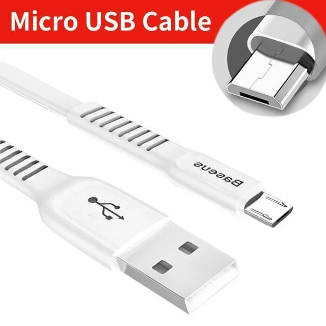 Baseus USB-Kabel für iPhone XS Max XR X 8 Schnellladeladegerät USB-C-Kabel Micro USB Typ C-Kabel für Android-Handykabel