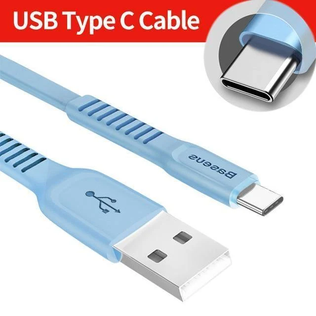 Baseus USB-Kabel für iPhone XS Max XR X 8 Schnellladeladegerät USB-C-Kabel Micro USB Typ C-Kabel für Android-Handykabel