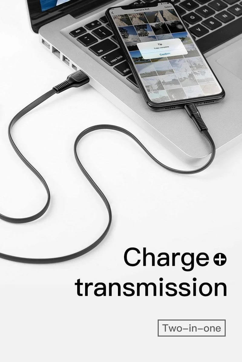 Baseus USB-Kabel für iPhone XS Max XR X 8 Schnellladeladegerät USB-C-Kabel Micro USB Typ C-Kabel für Android-Handykabel