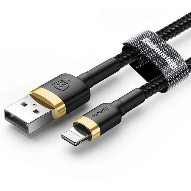 Baseus USB-Kabel für iPhone XS Max XR X 8 7 6 6s Plus 5 5S SE iPad Pro Mini Schnellladeladegerät Datenkabel Handykabel
