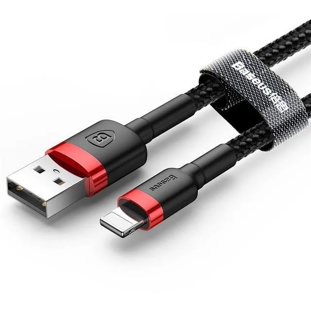 Baseus USB-Kabel für iPhone XS Max XR X 8 7 6 6s Plus 5 5S SE iPad Pro Mini Schnellladeladegerät Datenkabel Handykabel