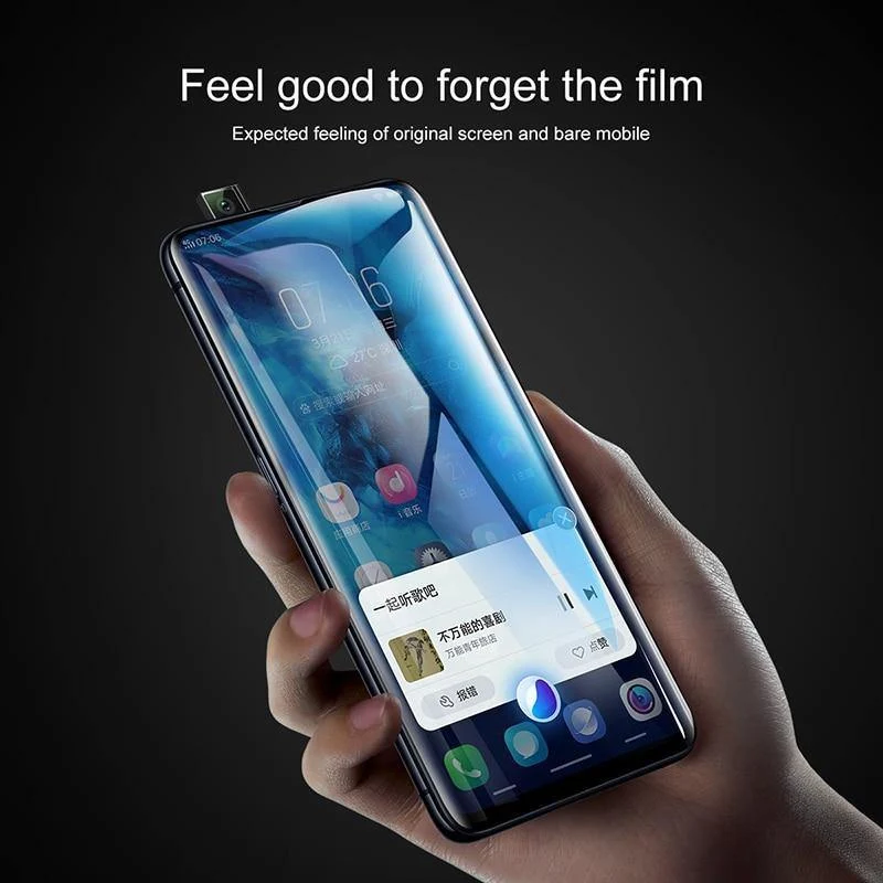 Baseus Displayschutz aus gehärtetem Glas für Vivo Nex, gebogene Kante, HD, vollständige Abdeckung, 0.3 mm, Schutzglas, gehärteter Film für Vivo Nex
