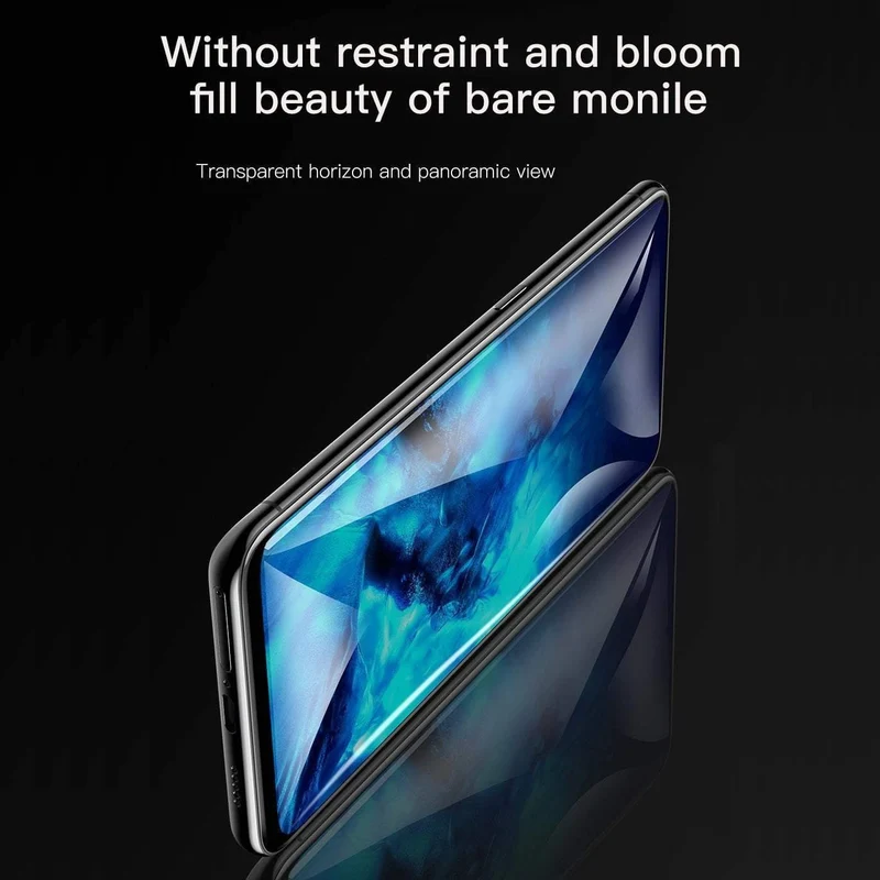 Baseus Displayschutz aus gehärtetem Glas für Vivo Nex, gebogene Kante, HD, vollständige Abdeckung, 0.3 mm, Schutzglas, gehärteter Film für Vivo Nex