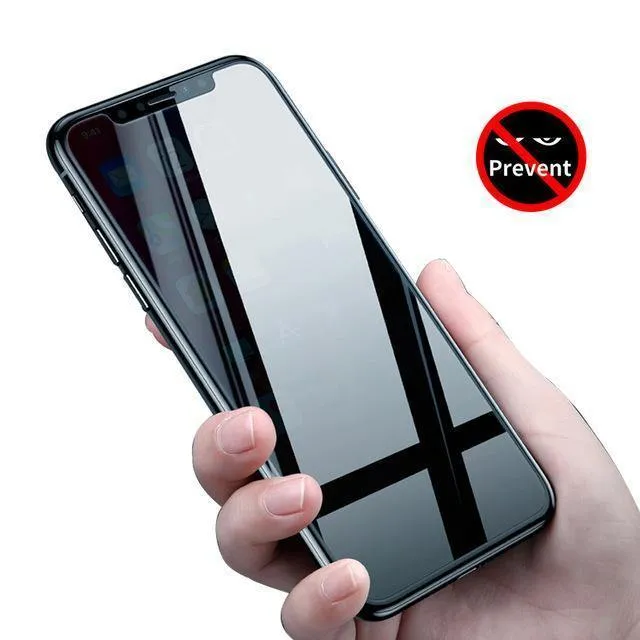 Baseus 0.3 mm Anti-Spionage-Hartglas für iPhone X 10 Sichtschutz für iPhoneX Anti-Peeping-Film Schutzglas