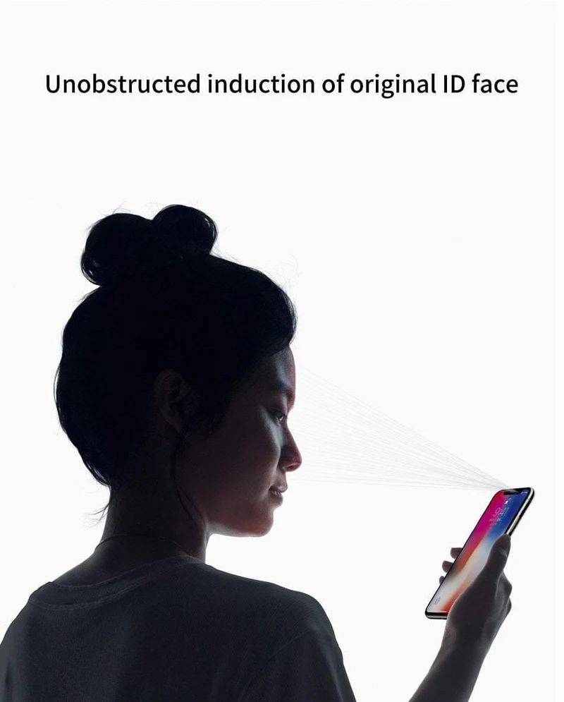 Baseus 0.3 mm Anti-Spionage-Hartglas für iPhone X 10 Sichtschutz für iPhoneX Anti-Peeping-Film Schutzglas