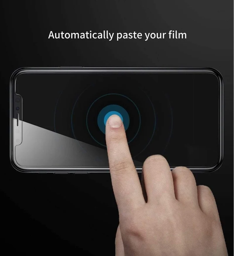 Baseus 0.3 mm Anti-Spionage-Hartglas für iPhone X 10 Sichtschutz für iPhoneX Anti-Peeping-Film Schutzglas