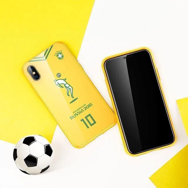 Baseus Luxus-Glashülle für iPhone X 10 Capinhas 3D-lackiertes Glas + weiche TPU-Kante auf der Rückseite Schutzhülle für iPhoneX Coque