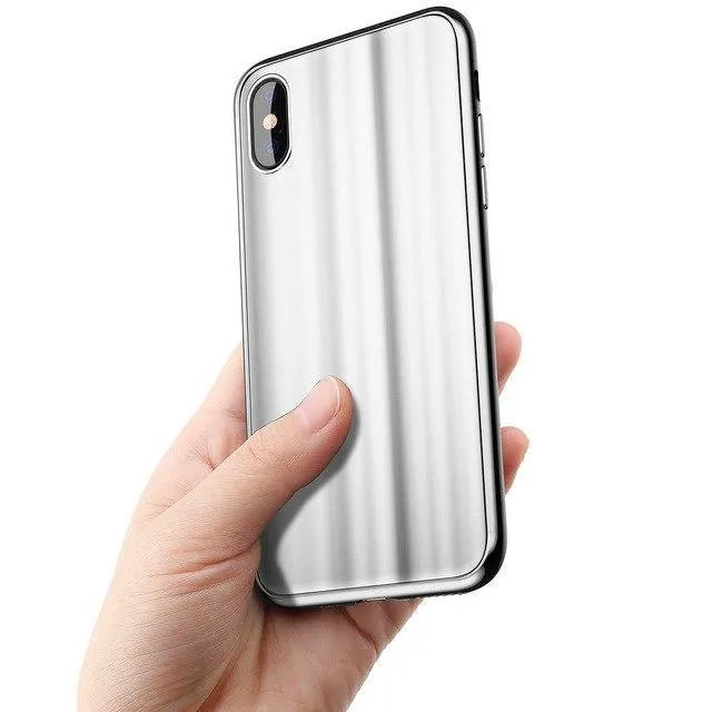 Luxus-Hülle für iPhone X, Baseus-Displayschutzhülle für iPhone X 10, TPU und Rückseite aus gehärtetem Glas für iPhoneX, Capinhas Capa