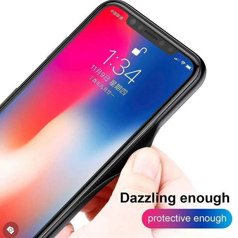 Baseus Gradient Glass Case für iPhone X 10 Coque Luxury Aurora Hartglas Schutzhülle für die Rückseite für iPhoneX 10 Case Capinhas