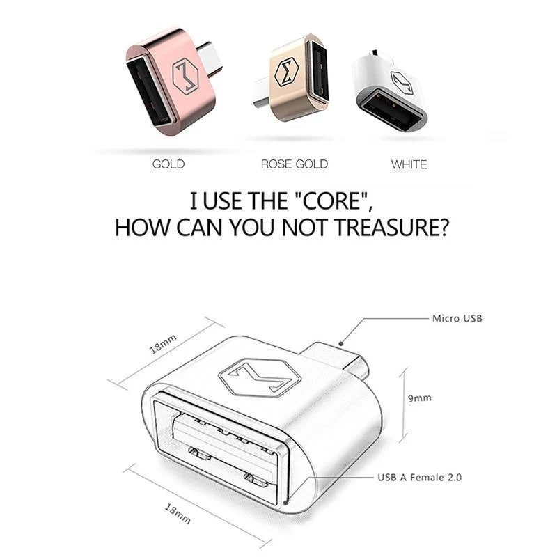 OTG Micro USB OTG Kabel Adapter 2.0 Konverter Für Handy Android Samsung USB Tablet PC zu Flash Drive Maus OTG Hub