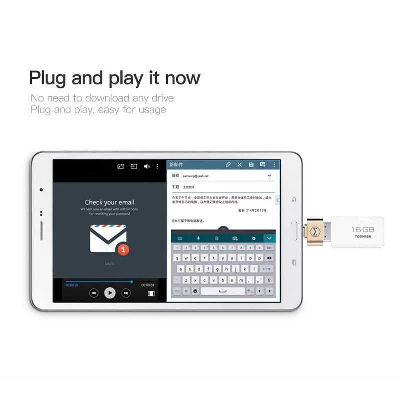 OTG Micro USB OTG Kabel Adapter 2.0 Konverter Für Handy Android Samsung USB Tablet PC zu Flash Drive Maus OTG Hub