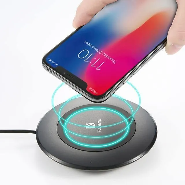 FLOVEME Qi Wireless Ladegerät für iPhone 8 X 10 8 für Samsung Galaxy S8 S8 Plus Hinweis 8 9 S6 S7 Edge S10 S10 Plus Ladestation