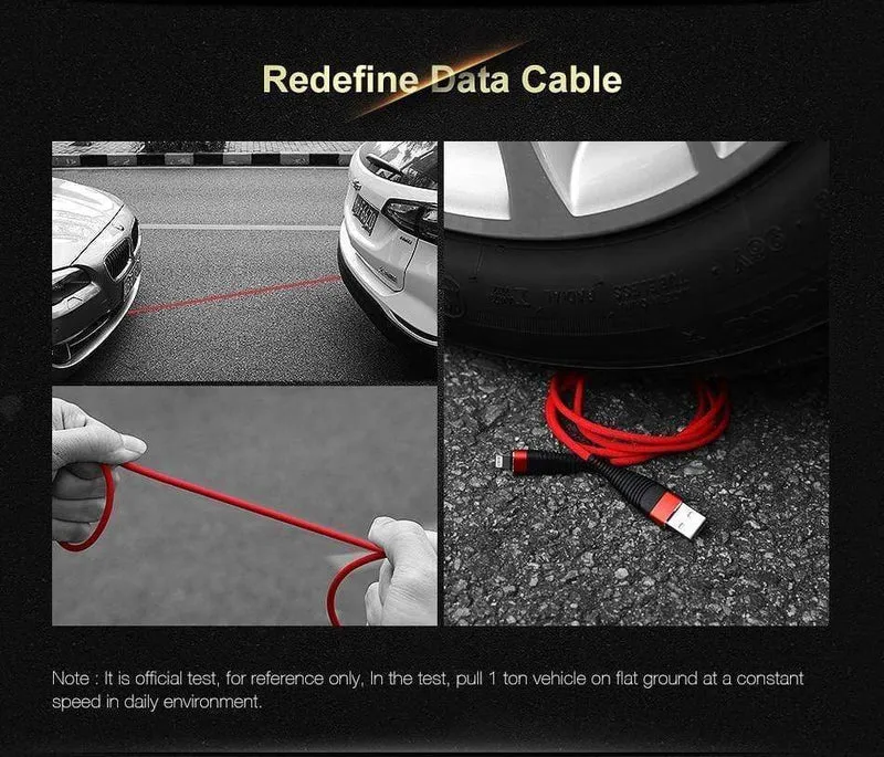 FLOVEME USB-Kabel für iPhone Xr Xs X 7 8 Plus 6 6s 5s se 1M/2M Hochzug-2A-Schnellladekabel für Mobiltelefone Ladegerät Datenkabel