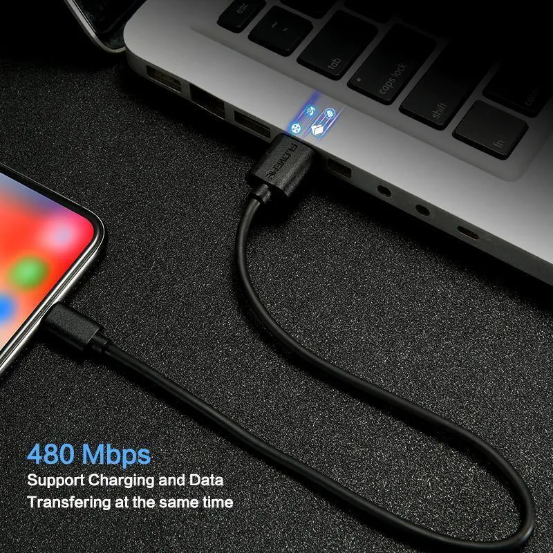 FLOVEME Micro USB Kabel Für Samsung Galaxy S6 Rand S7 S5 0.3 m/1 m/2 m/3 m Typ C Telefon Kabel Für iPhone X 8 Samsung S8 Ladegerät Cabo