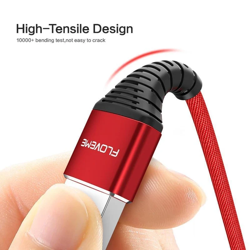 FLOVEME LED USB Typ C Kabel Für One Plus 6 5t Xiaomi Mi6 Handy Typ-C Ladegerät kabel Für Samsung Galaxy Note 9 8 S9 USB C