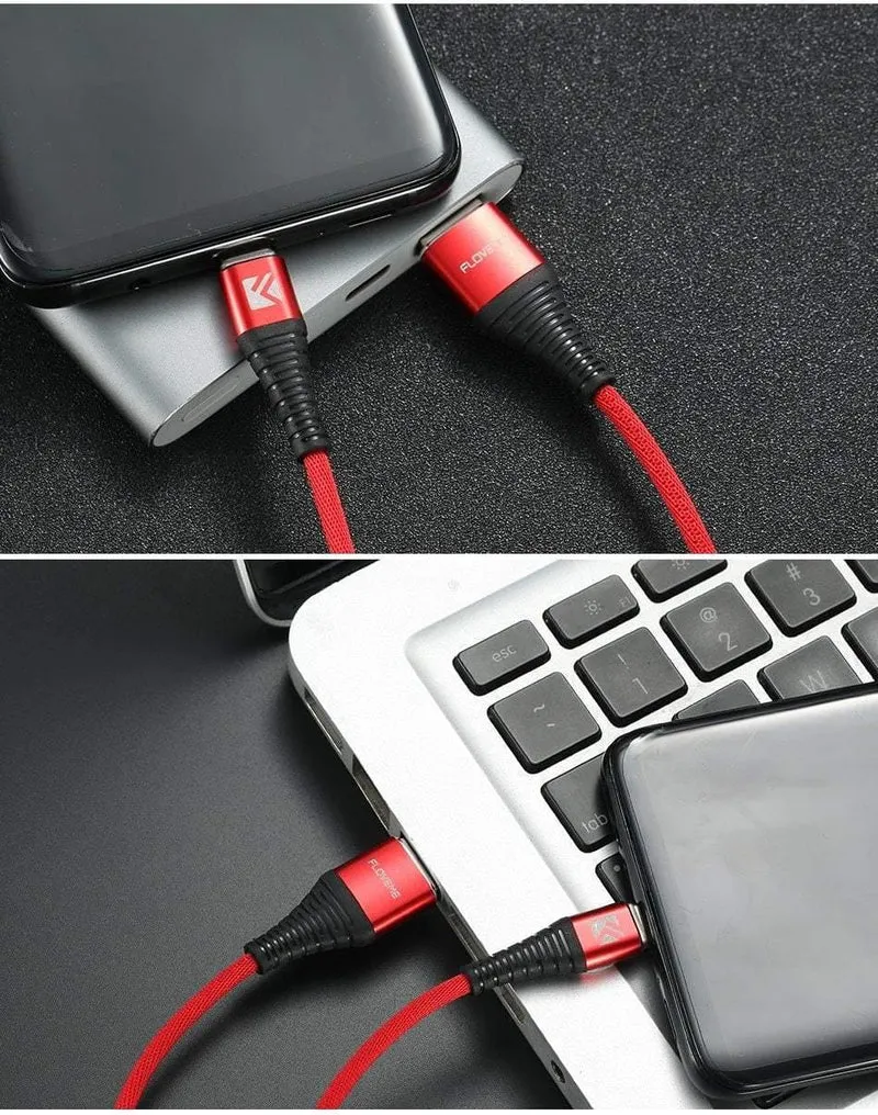 FLOVEME LED USB Typ C Kabel Für One Plus 6 5t Xiaomi Mi6 Handy Typ-C Ladegerät kabel Für Samsung Galaxy Note 9 8 S9 USB C