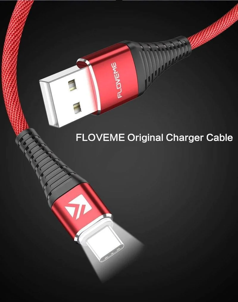 FLOVEME LED USB Typ C Kabel Für One Plus 6 5t Xiaomi Mi6 Handy Typ-C Ladegerät kabel Für Samsung Galaxy Note 9 8 S9 USB C