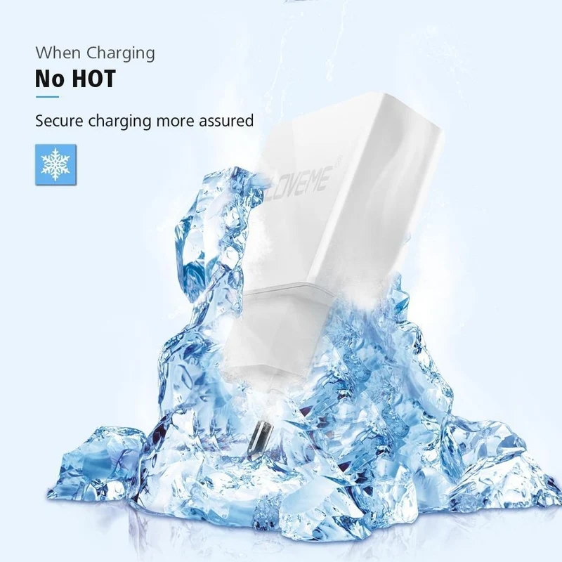 FLOVEME USB-Ladegerät 15 W 3 Anschlüsse + LED-Anzeige Tragbare Telefonladegeräte Schneller USB-Lade-Reiseadapter für iPhone X 8 Samsung S8